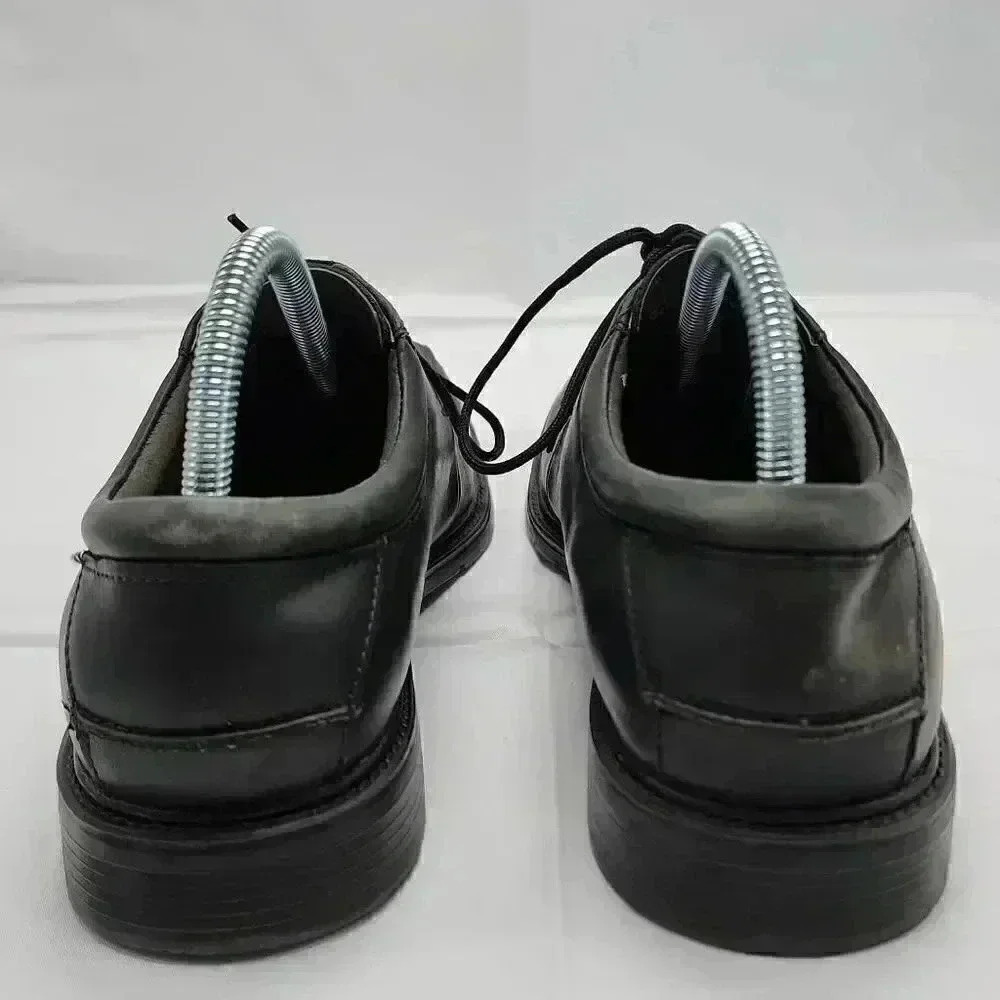 Nunn Bush Mens Black Marcell Lace Up Bike Toe Leather Oxford Dress Shoes Size 8M - Picture 7 of 13